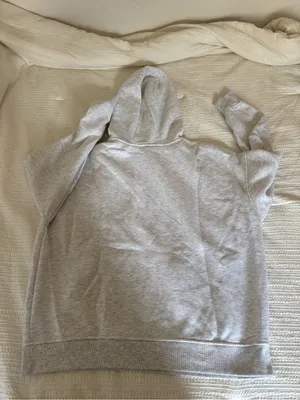 NBA Chicago Bulls Gray Crewneck Hoodie with Red Logo thumbnail 3