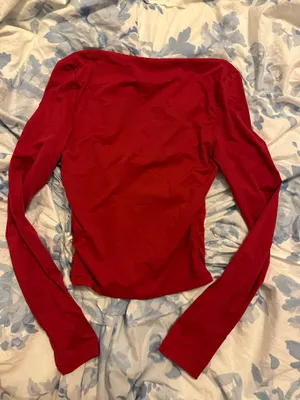 Princess Polly Red Long Sleeve Top thumbnail 3