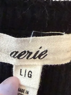 Aerie Sunspun Waffle Cropped Tank Top thumbnail 9