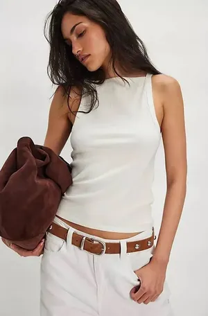 NWT Free People We The Free Mia Tank - Ivory - XS thumbnail 1