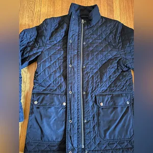Land's End Women's Quilted Jacket Black, Size Small Size 6-8, Full Zip thumbnail 4