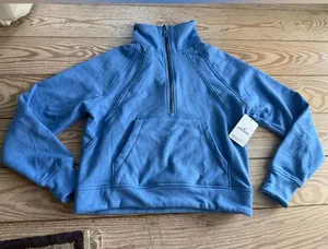 Jockey 1/4 Zip Pullover Size XS NWT Blue thumbnail 1