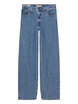 Levi’s Baggy Dad Jeans Denim Blue Mid Rise 27 Retro 90s Straight Leg thumbnail 5