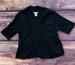 Women’s Kela Black Short Sleeve Sweater Size S thumbnail 1