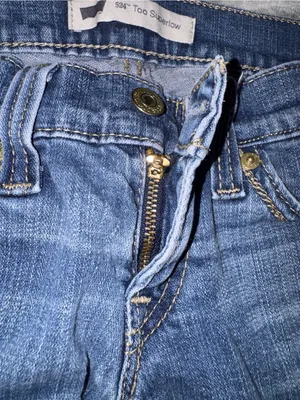 Levi’s 524 Too Superlow Low Rise Jeans Size 0 thumbnail 4