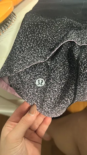 Pink and black Lululemon shorts   thumbnail 3