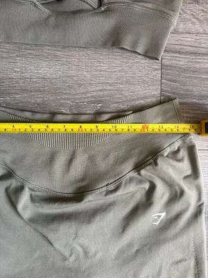 Gymshark Olive Seamless Cross-Back Sports Bra and High-Waist Leggings thumbnail 7
