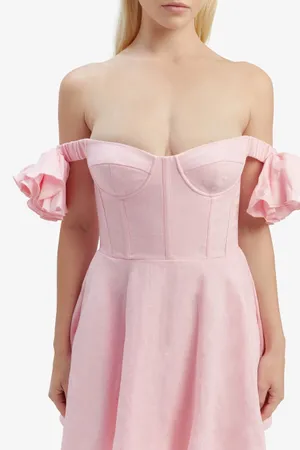 Bardot Sigma Mini Dress In Soft Pink thumbnail 3
