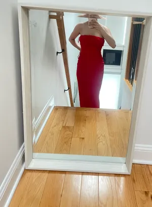 RUNAWAY THE LABEL Lottie Dress Red thumbnail 8