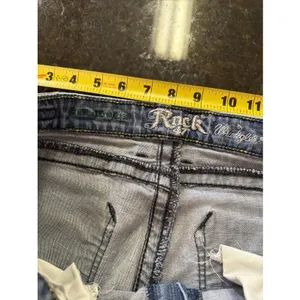 Wrangler Rock 47 Women's Blue Jeans Ultra Low Rise Sz‎ 30x34 Rodeo Cowgirl Denim thumbnail 6