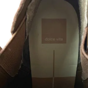 DOLCE VITA Suede Bootie Womens Sz 11 Tan Stacked Heel Pointed Toe thumbnail 6