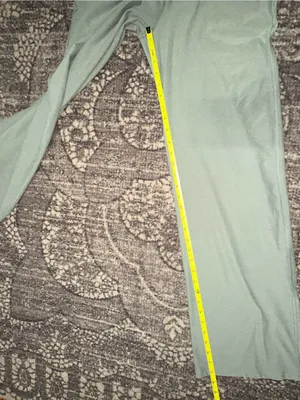 Beyond Yoga Women’s Size S Birch Heather Green Wide Leg Lounge Laid Back Pants thumbnail 7