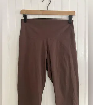 EVERLANE The Perform Ankle 7/8 Length Legging in Bitter Chocolate Brown Size M thumbnail 4