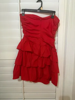 Pants Store Red Mini Dress thumbnail 3