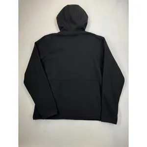 The North Face Women's Glacier Fleece Pullover Hooded Jacket Black Large NWOT thumbnail 3