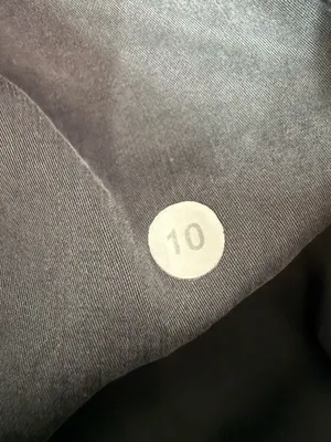 Lululemon Reversible Zip Jacket Gray Ruched Yoga Jacket Size 10 thumbnail 5