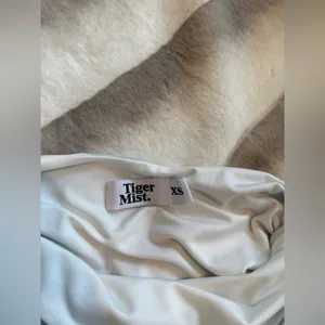 Tiger Mist White and Blue Bodycon Mini Dress thumbnail 6