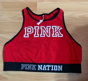 Pink crop top thumbnail 2