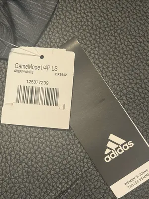 adidas womens Heathered Gray Quarter-Zip Performance Jacket thumbnail 7