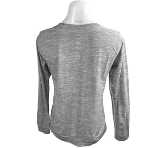 Lululemon Swiftly Tech Women Gray Striped Long Sleeve Athletic T Shirt Tee Top S thumbnail 2