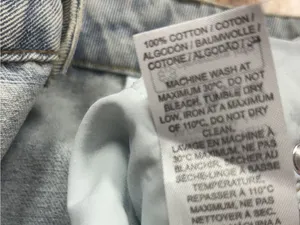 Edikted bow pocket baggy jeans size xl thumbnail 6