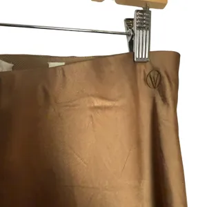 Vince Bronze Golden Brown Satin Wide Leg Culotte Pants Size Medium thumbnail 3