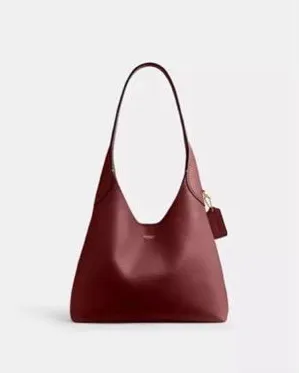 Brooklyn Shoulder Bag 28 — Burgundy Leather Shoulder Bag thumbnail 1