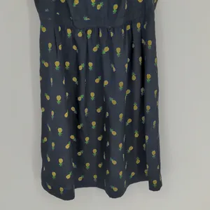 J. Crew Women's Size 6‎ Navy Pineapple Dress Fully Lined Rear Zip Pockets Lined thumbnail 3