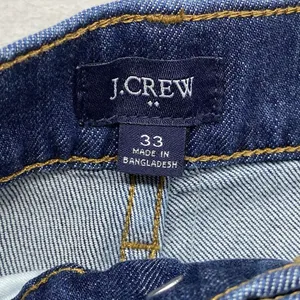NWT J. Crew Wide Leg Denim‎ Trouser Pant In Signature Stretch Dark Wash Size 33 thumbnail 7