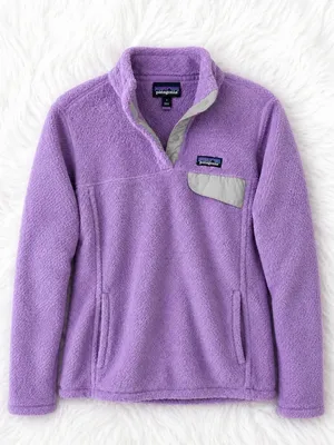 Patagonia Women's Synchilla Snap-T Fleece Pullover Lavender Size Small thumbnail 1