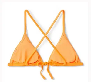 Target Orange Ribbed Bikini Set thumbnail 5