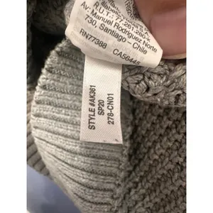 J.Crew‎ Womens Gray Textured 100% Cotton Waffle Knit V-Neck Sweater AK361 XS thumbnail 6