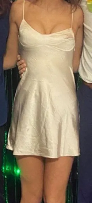 Princess Polly Champagne Mini Dress thumbnail 1