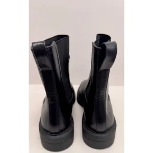 Alfani‎ Boots Size 5.5 Black Lug Sole Block Heel Pull On Style Booties thumbnail 5