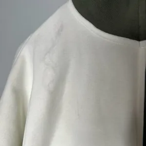 Fabletics Catarina Mock Neck Half Zip Pullover white dove/ safari sz small FLAWS thumbnail 3