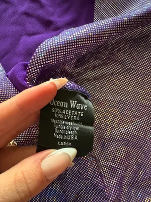 Vintage disco halter top Purple Size L thumbnail 5