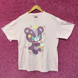 Urban Outfitters Kawaii Queen Teddy Strawberry Shortcake Black Matter Tee L thumbnail 1