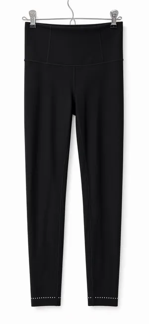 Lululemon Black High Rise Leggings Size 4 27” Inseam Zip Pocket thumbnail 1