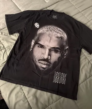 Chris brown concert shirt thumbnail 1