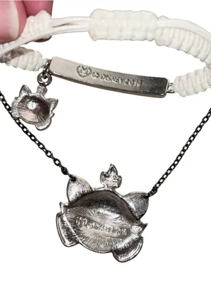 Disney Marie Aristocats Matching Necklace Bracelet Set thumbnail 2