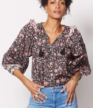 Cleobella Brynlee Organic Cotton Blouse NWT Sz. S thumbnail 1