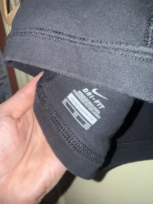 Nike Dri-FIT Black Sports Bra With Adjustable Straps & Just Do It Logo. Lightwei thumbnail 7