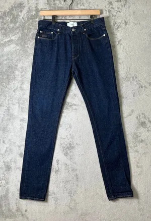 April77 Joey Skinny‎ Raw Denim Jeans Dark Wash Stretch Rocker Indie W 32 thumbnail 1