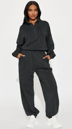 Sweatsuit Jumpsuit Black Size XS thumbnail 1