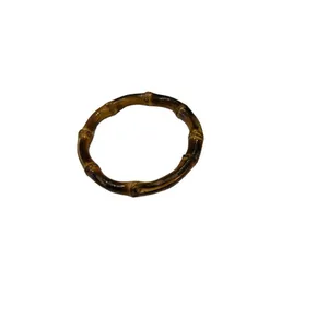 Bambo bangle bracelet fashion jewelry Brown thumbnail 2