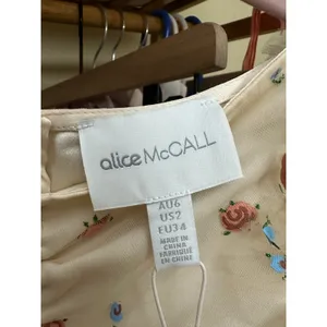 ALICE‎ MCCALL PEACH MOOD FOR LOVE MINI DRESS Size US 2 Brand New thumbnail 7