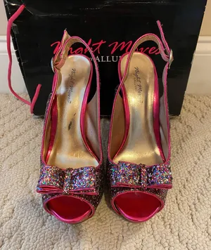 Night moves by allure Multicolored Sparkle Heel thumbnail 5