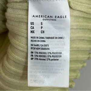 Women's Juniors American Eagle Tie Front Tie Dye Long Sleeve Top Size‎ Small thumbnail 6