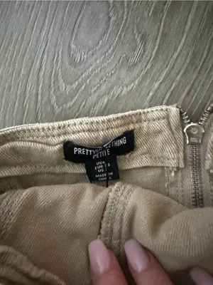 Pretty Little Thing Petite stone washed buckle Corset thumbnail 6