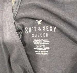 American Eagle Women’s Soft & Sexy Sueded Medium Tank Top Shirt thumbnail 3